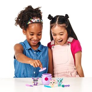 Magic Mixies Mixlings Sparkle Magic Mega 4 Pack, Magic Wand Reveals Magic Power, for Kids Aged 5 and Up, Multicolor