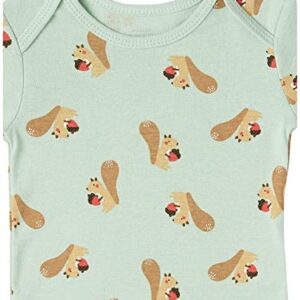 Amazon Essentials Unisex Babies' Cotton Layette Outfit Sets, Pack of 6, Multicolor/Squirrel/Stripe, Preemie