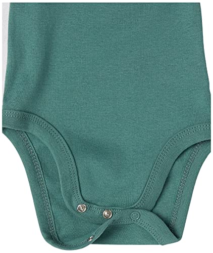 Amazon Essentials Unisex Babies' Short-Sleeve Bodysuits, Pack of 6, Ivory Forest, 24 Months