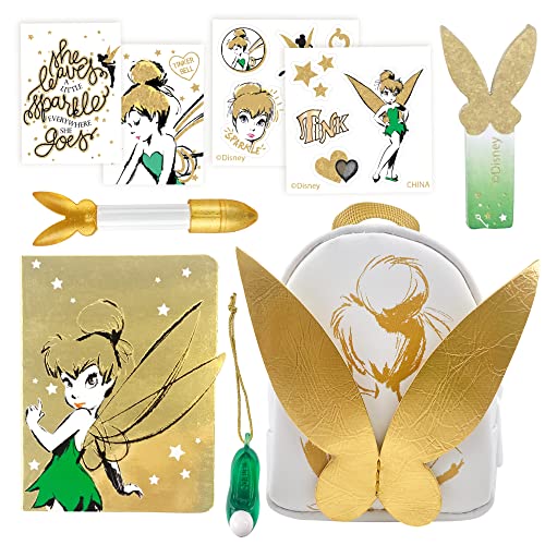 REAL LITTLES - Collectible Micro Disney Tinker Bell Backpack with 6 Surprise Toy Accessories Inside!