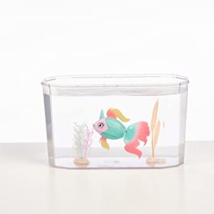 Little Live Pets - Lil' Dippers: Fantasea | Interactive Toy Fish & Tank, Magically Comes Alive in Water, Feed and Swims Like A Real Fish