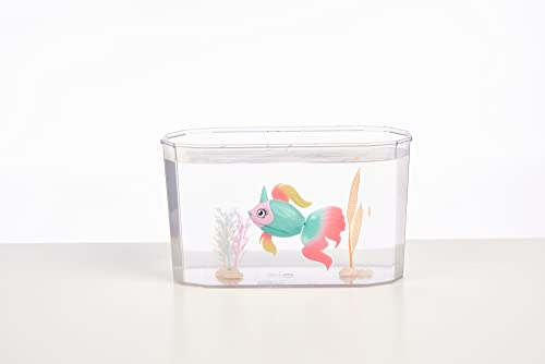 Little Live Pets - Lil' Dippers: Fantasea | Interactive Toy Fish & Tank, Magically Comes Alive in Water, Feed and Swims Like A Real Fish