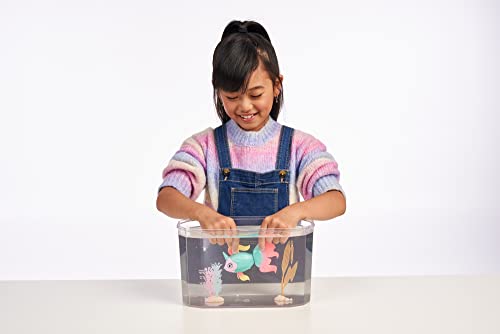 Little Live Pets - Lil' Dippers: Fantasea | Interactive Toy Fish & Tank, Magically Comes Alive in Water, Feed and Swims Like A Real Fish