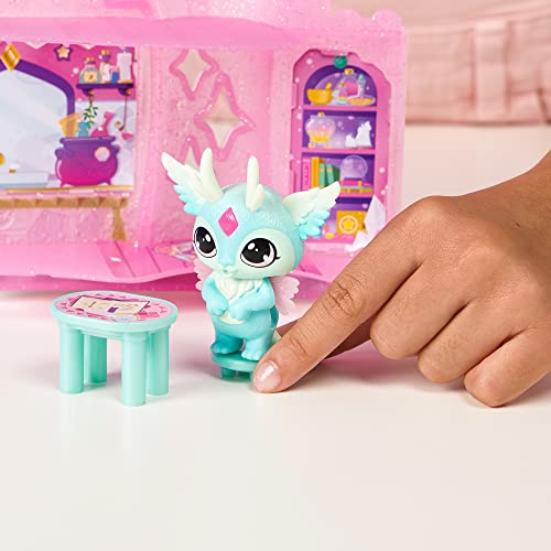 Magic Mixies Mixlings Magic Castle Super Pack, Expanding Playset with Magic Wand That Reveals 5 Magic Moments and 2 Collector's Cauldrons, for Kids Aged 5 and Up, Amazon Exclusive