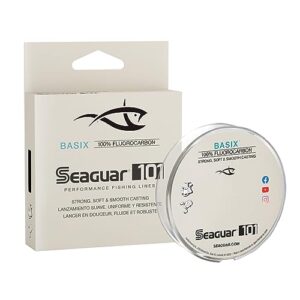 seaguar 101 basix 100% fluorocarbon fishing line, 200yds, 8lbs line/weight, clear - 08bsx200