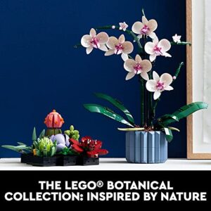 LEGO Icons Orchid 10311 Artificial Plant Building Set with Flowers, Home Décor Gift for Adults, Botanical Collection, Great Gift for Birthday and Anniversary for Her and Him