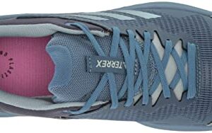 adidas Women's Terrex Trailrider Trail Running Shoe, Wonder Steel/Magic Grey Met/Pulse Lilac, 8