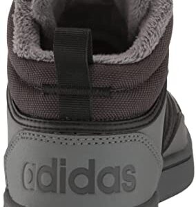 adidas Women's Hoops 3.0 Mid Basketball Shoe, Grey/Black/Carbon, 9