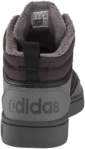 adidas Women's Hoops 3.0 Mid Basketball Shoe, Grey/Black/Carbon, 9