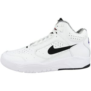 nike mens air flight lite mid dj2518 100 - size 10.5 white/black