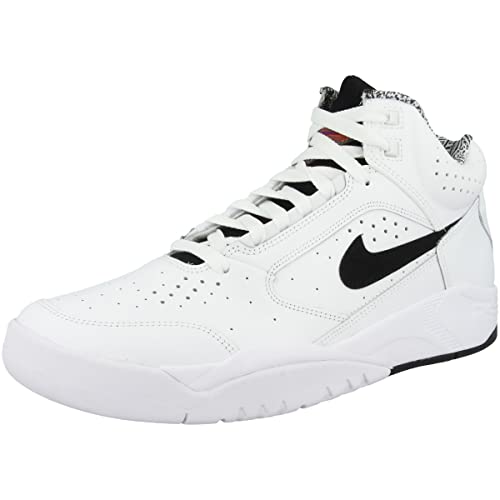 Nike Mens Air Flight Lite Mid DJ2518 100 - Size 10.5 White/Black