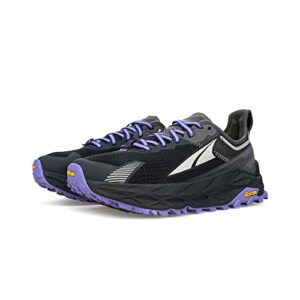 ALTRA Women's AL0A7R74 Olympus 5 Trail Running Shoe, Black/Gray - 7 M US