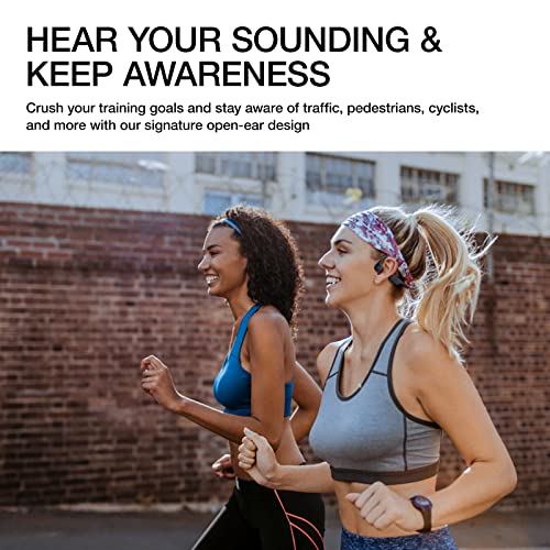 Hostena Bone Conduction Headphones with MP3 Player 16G Built-in Memory, Wireless Bluetooth Open Ear Headphones Magnetic Charging, IP67 Waterproof for Sports,Podcast and Workouts