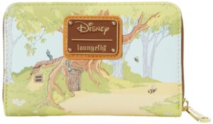 loungefly wallet: disney winnie the pooh - kanga and roo faux leather wallet multicolor, amazon exclusive