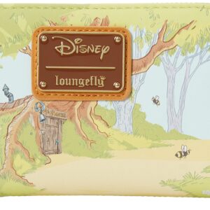 Loungefly Wallet: Disney Winnie The Pooh - Kanga and Roo Faux Leather Wallet Multicolor, Amazon Exclusive