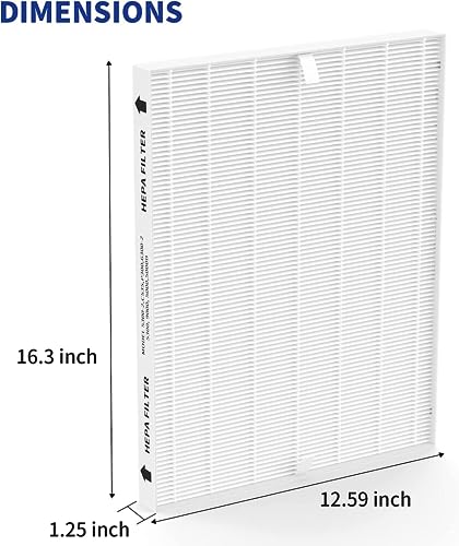 3 Packs 115115 True HEPA Replacement Filter A Compatible with Winix PlasmaWave C535, 5300-2, 6300-2, 5300, 6300, P300,9000, 5000, 5000B Purifier Fellowes AeraMax 290 300 DX95 with 9 Carbon Pre-filters