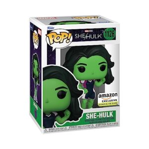 funko pop! marvel: she-hulk - she-hulk glow in the dark, amazon exclusive
