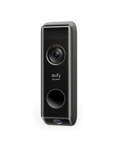 eufy security video doorbell s330 (battery-powered) add-on, security camera, dual motion detection, package detection, 2k hd, family recognition, no monthly fee, motion only alert