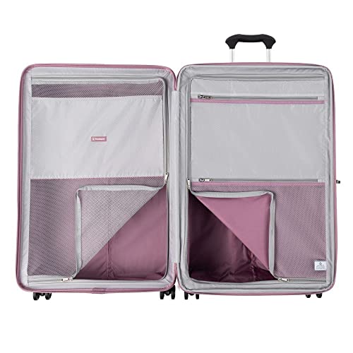 Travelpro Maxlite Air Hardside Expandable Luggage, 8 Spinner Wheels, Lightweight Hard Shell Polycarbonate, Orchid Pink Purple, Checked-Large 28-Inch