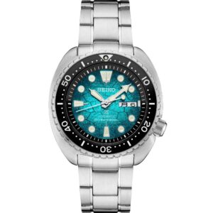 seiko prospex us special edition ocean conservation turtle diver 200m automatic turquoise dial watch srph57