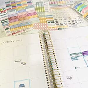 Productivity Sticker Bundle, 850+ stickers, adult calender stickers, variety sticker pack, journal and calendar, Accessories for planning, six sticker sheets per pack!