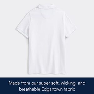 vineyard vines Boys' Edgartown Short Sleeve Pique Polo, Deep Bay, 4