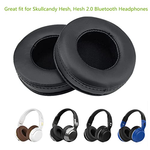 Hesh 2 Earpads Replacement for Skullcandy Hesh1.0 Hesh2.0 Bluetooth Wireless Headphones Replacement HESH Ear Cushions Ear Cover (Thick)