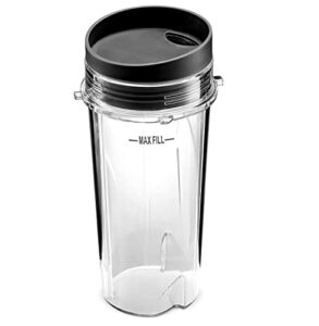ninja single serve 16-ounce cup set for bl770 bl780 bl660 professional blender (1 pack)