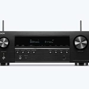 Denon AVR-S760H 7.2-Channel Home Theater AV Receiver 8K Video Ultra HD 4K/120 - (New 2021) (Renewed)