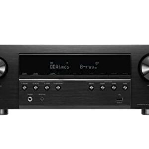 Denon AVR-S760H 7.2-Channel Home Theater AV Receiver 8K Video Ultra HD 4K/120 - (New 2021) (Renewed)