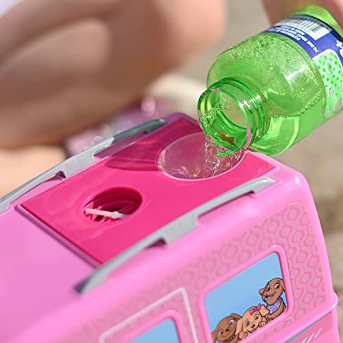 Barbie Dream Camper Bubble Machine | Vehicle Toy with Lights and Sounds for Kids | Bubble Solution Included - Sunny Days Entertainment