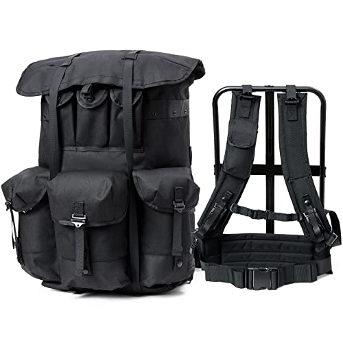 MT Military Alice Pack Army Survival Combat ALICE Rucksack Backpack Black