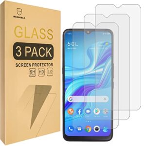 mr.shield [3-pack] designed for tcl 4x 5g / tcl 20a 5g / tcl 20 a 5g [tempered glass] screen protector [japan glass with 9h hardness] with lifetime replacement
