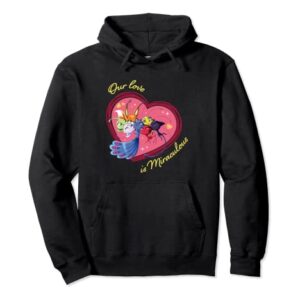 Miraculous Ladybug Valentine's Day Kwamis Love is Miraculous Pullover Hoodie