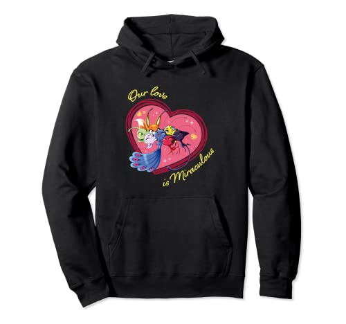 Miraculous Ladybug Valentine's Day Kwamis Love is Miraculous Pullover Hoodie