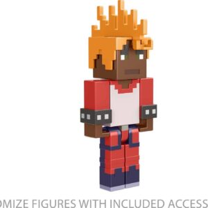 Mattel Minecraft Creator Series Wrist Spikes Figure, Collectible Building Toy, 3.25-inch Action Figure with Accessories, Gift for Ages 6 Years & Older