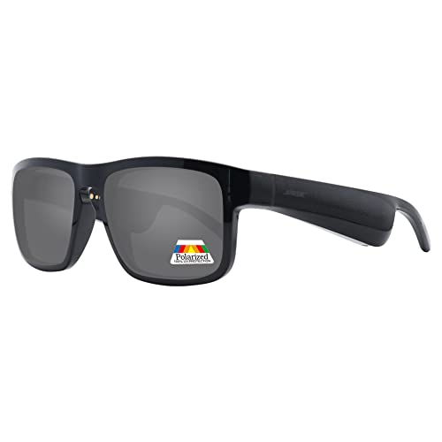 Bwake Replacement Lenses for BOSE Tenor Sunglasses BMD0010 - Dark Black POLARIZED