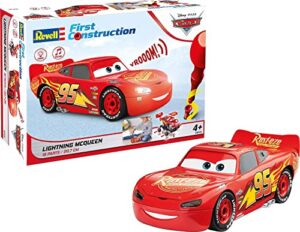 revell 00920 first lightning mcqueen disney cars (light & sound) 1:20 scale, red