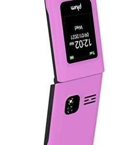 Plum Flipper 4G Volte Unlocked Flip Phone 2022 Model ATT Tmobile Speed Talk - Pink