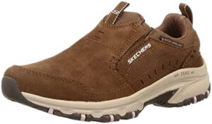 skechers sport women's women's hillcrest hiking shoe, brn =brown, 7.5 wide