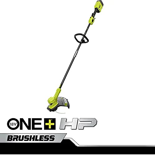 RYOBI ONE+ HP 18V Brushless 13 in. Cordless Battery String Trimmer with 4.0 Ah Battery and Charger