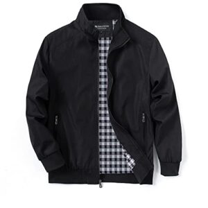 urbanfind men's sports shell jacket lightweight windbreaker outdoor recreation coat us l black