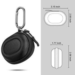 Fintie Carrying Case for Google Pixel Buds Pro (2022) / Pixel Buds A-Series (2021) / Pixel Buds 2 (2020) - Protective Hard EVA Shockproof Storage Portable Travel Cover Bag with Carabiner, Black