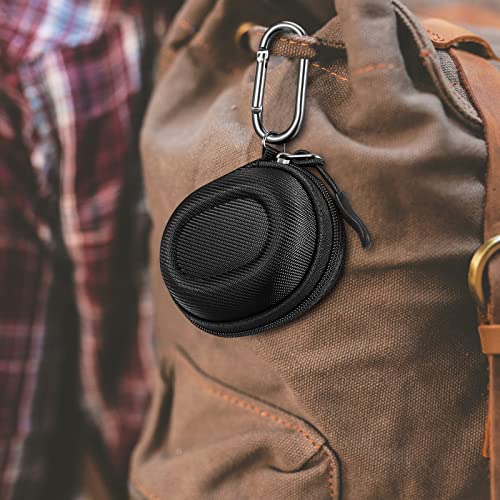 Fintie Carrying Case for Google Pixel Buds Pro (2022) / Pixel Buds A-Series (2021) / Pixel Buds 2 (2020) - Protective Hard EVA Shockproof Storage Portable Travel Cover Bag with Carabiner, Black