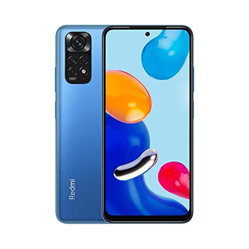 Xiaomi Redmi Note 11 4G Global Version 128GB + 6GB Unlocked 6.43" Quad Camera 50MP Night Mode (NOT Verizon Sprint Boost Cricket At&t) (w/Fast Car Charger Bundle) (Twilight Blue)