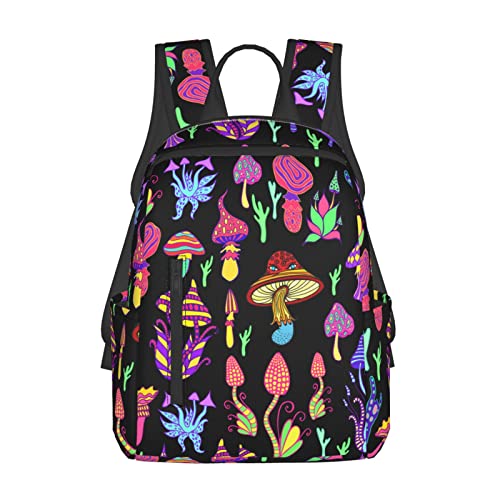 bassyil Mushroom Backpack Bookbag Laptop Backpacks Multipurpose Daypack For Boys Girls School Men Women Picnic Travel Hiking