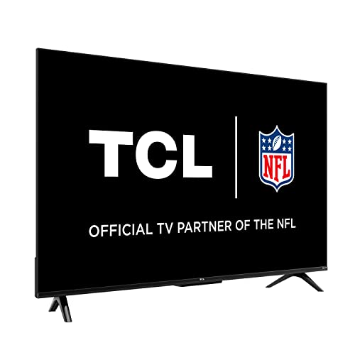 TCL 43" Class 4-Series 4K UHD HDR Smart Roku TV – 43S455, Black