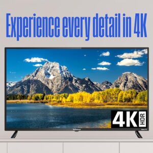 Westinghouse Roku TV - 50 Inch Smart TV, 4K UHD LED TV with Wi-Fi Connectivity and Mobile App, Flat Screen TV Compatible with Apple Home Kit, Alexa and Google Assistant