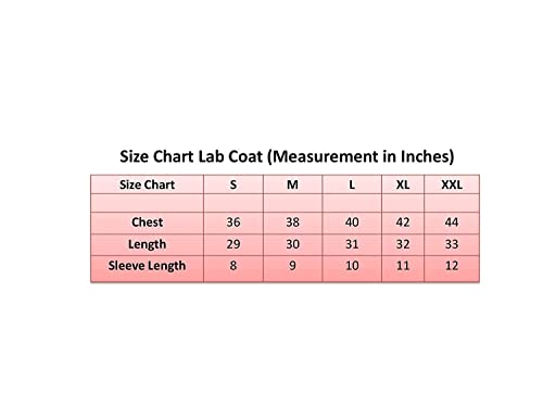 Fashtastic Professional Pink Lab Coat for Women and Men, Short-Sleeve, Unisex (Small)