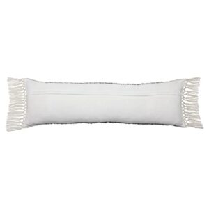 Jaipur Living Vibe Haskell 13"X21" Pillow, Bohemian Slate for Outdoor Spaces
